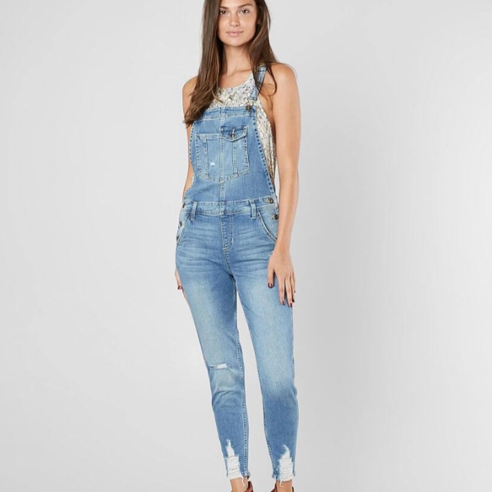 Buckle SNEAK PEEK Skinny Stretch Overalls